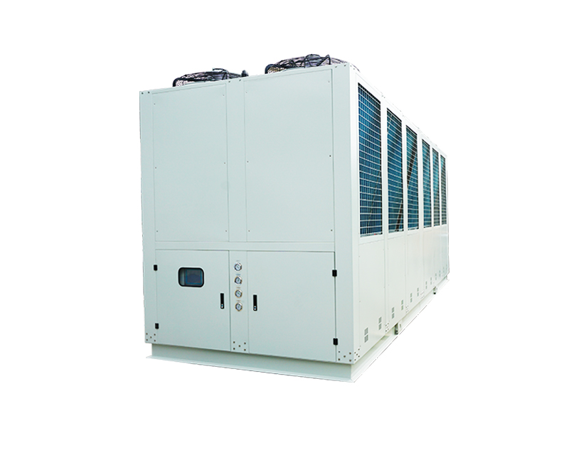 核電站、大型加工行業(yè)、發(fā)電工廠降溫用風冷螺桿式冷水機
